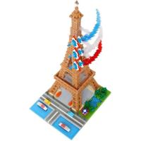 Nanoblock - Bandai - NB057 - Eiffeltoren - 500 stukjes - DIY - Vanaf 8 jaar