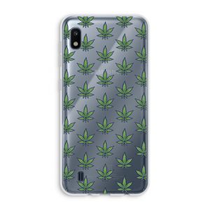 Weed: Samsung Galaxy A10 Transparant Hoesje
