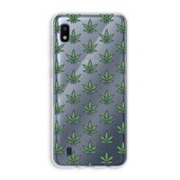 Weed: Samsung Galaxy A10 Transparant Hoesje