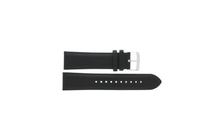 Horlogeband Armani AR11210 Leder Zwart 22mm