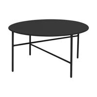 Lisomme Mila metalen tuin salontafel zwart - Ø 70 cm - thumbnail