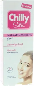 Chilly Silx Ontharingscreme Gezicht Gevoelig Huid - 50 ml