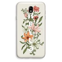 Hello bloemen: Samsung Galaxy J7 (2017) Transparant Hoesje