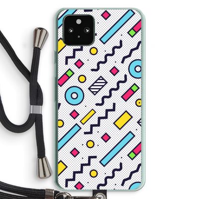 8-bit N°8: Pixel 5a 5G Transparant Hoesje met koord
