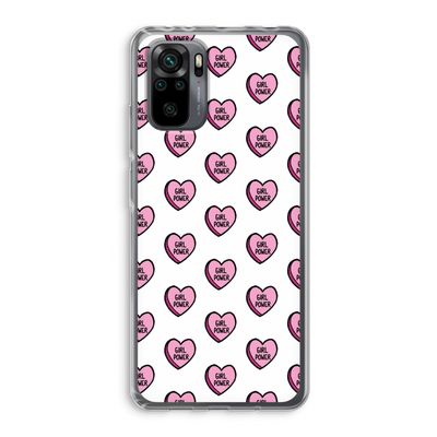 GIRL POWER: Xiaomi Redmi Note 10 Pro Transparant Hoesje