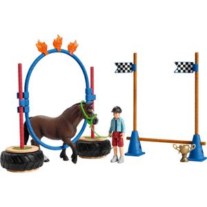 Farm World - Pony agility wedstrijd Speelfiguur