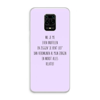 Relatief: Xiaomi Redmi Note 10 Lite Transparant Hoesje