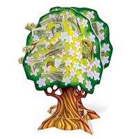 3D geldboompje - 38 cm - karton - Cadeau geldboom - geld geven - origineel kado - thumbnail