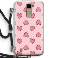 Ondersteboven verliefd: LG K10 (2016) Transparant Hoesje met koord