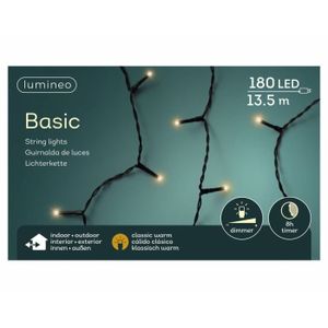 Lumineo Ledverlichting Binnen/Buiten Warm 13,5m 180 Lampjes