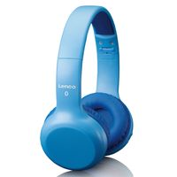 Lenco HPB-110 Kids Kopfhörer BT blau 85DB Limite akku stickers Headset Bedraad en draadloos Hoofdband Micro-USB Bluetooth Blauw - thumbnail