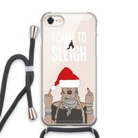 Came To Sleigh: iPhone 8 Transparant Hoesje met koord Came To Sleigh: iPhone 8 Transparant Hoesje met koord
