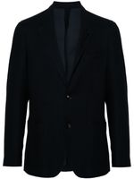 Lardini blazer en maille fine - Bleu - thumbnail