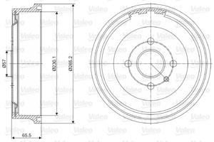 Valeo Remtrommel 237072