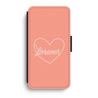 Forever heart: iPhone XR Flip Hoesje