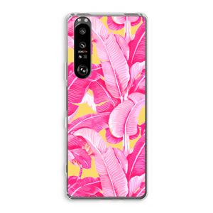 Pink Banana: Sony Xperia 1 III Transparant Hoesje