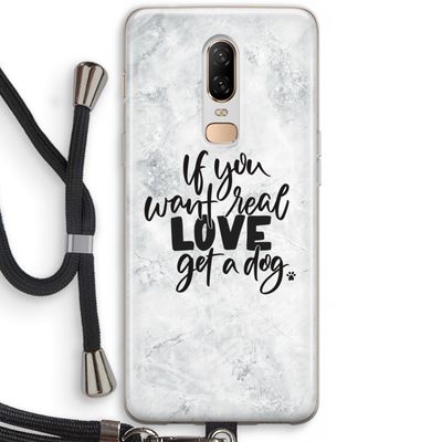 Partner in crime: OnePlus 6 Transparant Hoesje met koord