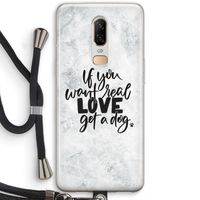 Partner in crime: OnePlus 6 Transparant Hoesje met koord