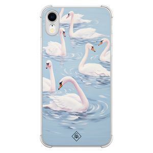 iPhone XR shockproof hoesje - Zwanen