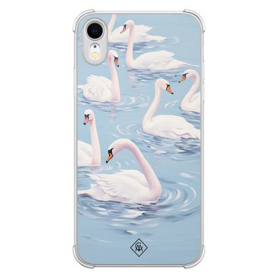 iPhone XR shockproof hoesje - Zwanen