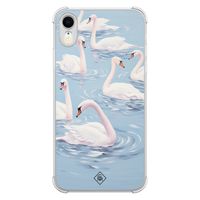 iPhone XR shockproof hoesje - Zwanen
