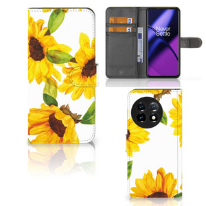 Hoesje voor OnePlus 11 Zonnebloemen