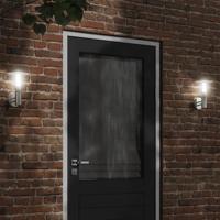 VidaXL Buitenwandlamp roestvrij staal zilverkleurig VidaXL Buitenwandlamp roestvrij staal zilverkleurig