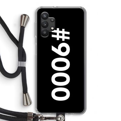#9000: Samsung Galaxy A32 5G Transparant Hoesje met koord