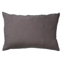 Dutch Decor Linn sierkussen 40x60 cm - Charcoal Gray