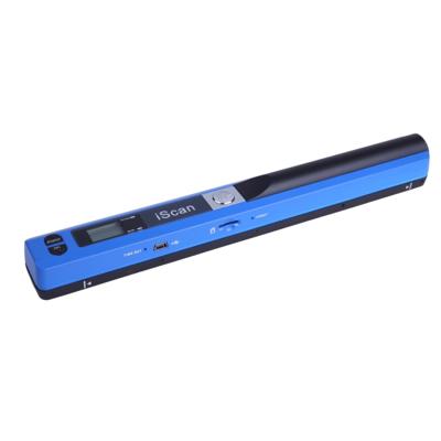 iScan01 mobiele draagbare HandHeld documentscanner met LED-Display A4 Contact beeldsensor ondersteuning van 900DPI / 600DPI/300 DPI / PDF / JPG / TF
