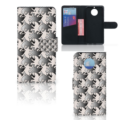 Moto G5S Telefoonhoesje met Pasjes Salamander Grey Moto G5S Telefoonhoesje met Pasjes Salamander Grey