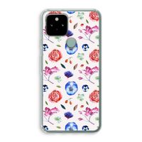 Bloemetjes: Google Pixel 5 Transparant Hoesje