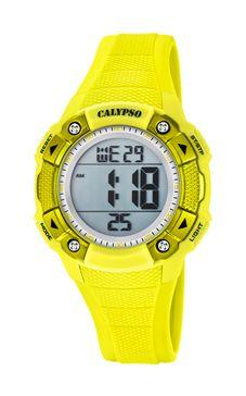 Horlogeband Calypso K5728-1 Kunststof/Plastic Geel