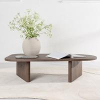 Nohr Organische Salontafel 'Jenea' 130 x 65cm, kleur Mokka