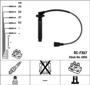 Bougiekabelset RCFX67