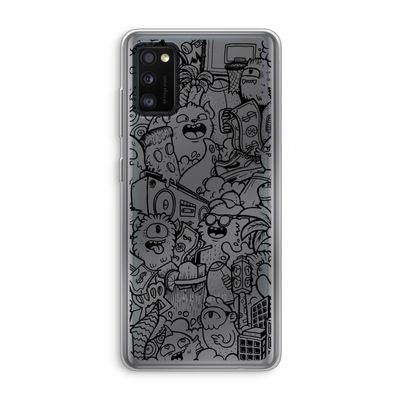 Vexx Black City : Samsung Galaxy A41 Transparant Hoesje