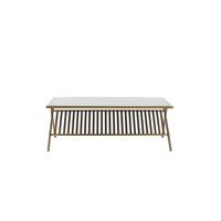 Light&living Salontafel 110x70x40 cm EZRA glas smoke+antiek brons