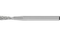 PFERD 21208583 Freesstift Hoek Lengte 37 mm Afmeting, Ø 3 mm Werklengte 7 mm Schachtdiameter 3 mm