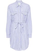 MARANT ÉTOILE Liliane striped shirt dress - Bleu - thumbnail