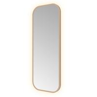 Hotbath &MORE Spiegel indirect LED color changing dimbaar met afstandbediening Geborsteld koper PVD SSQ380BCP