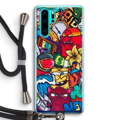 No Rules: Huawei P30 Pro Transparant Hoesje met koord