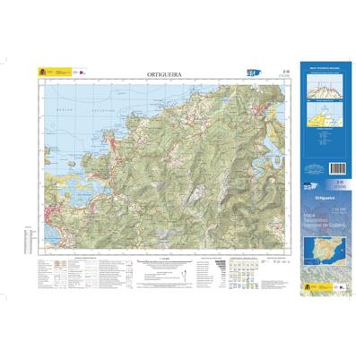 Topografische kaart 2-III Ortigueira | CNIG - Instituto Geográfico Nacional1
