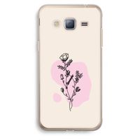 Roses are red: Samsung Galaxy J3 (2016) Transparant Hoesje