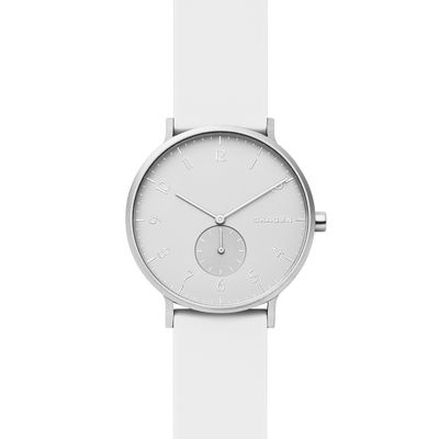Horlogeband Skagen SKW6520 Silicoon Wit 20mm