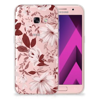Smartphone hoesje Samsung Galaxy A3 2017 Watercolor Flowers