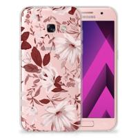 Smartphone hoesje Samsung Galaxy A3 2017 Watercolor Flowers