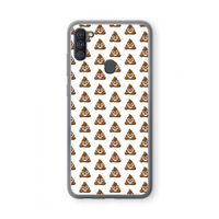 Poop emoji: Samsung Galaxy A11 Transparant Hoesje