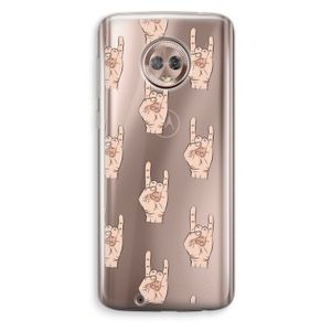 Rock: Motorola Moto G6 Transparant Hoesje
