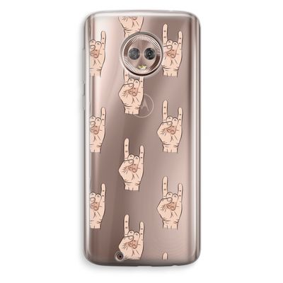 Rock: Motorola Moto G6 Transparant Hoesje