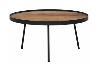 DTP Home Salontafel 'Saturnus' Teakhout, 60cm, kleur Naturel